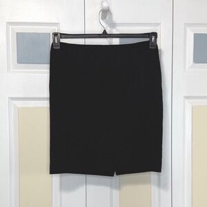 Ann Taylor Charcoal Black Pencil Knee Length Size 8